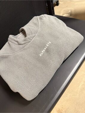 Alphalete Gray Sherpa Pullover
